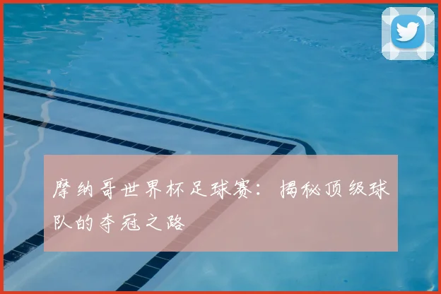 摩纳哥世界杯足球赛:揭秘顶级球队的夺冠之路
