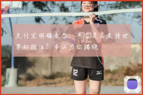 支付宝明确表态：平台是否支持世界杯投注？专访为你揭晓